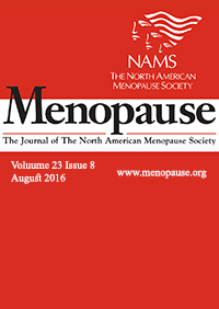 ژورنال Menopause August 2016