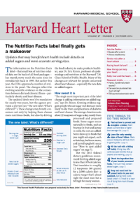 خبرنامه Harvard Heart Letter October 2016