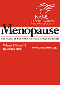 ژورنال Menopause December 2018