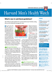 خبرنامه Harvard Mens Health Watch April 2016
