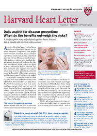 خبرنامه Harvard Heart Letter September 2016