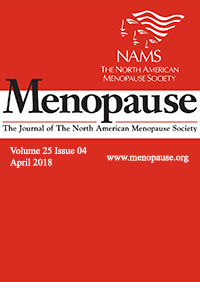 ژورنال Menopause April 2018