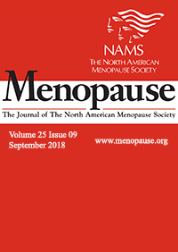 ژورنال Menopause September 2018